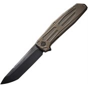 We 220353 Shadowfire Black Stonewash Knife Bronze Handles