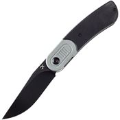 Kansept 2025B1 Reverie Stonewashed Linerlock Knife Black/Gray Handles