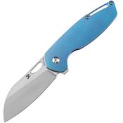 Kansept 1022B6 Model 6 Framelock Knife Blue Handles