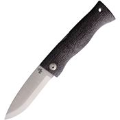 Karesuando 406100 Paltsa 12C27 Lockback Knife Gray Micarta Handles