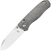 Kizer V3619C3 Drop Bear Stonewash Knife Gray Handles