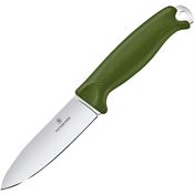 Swiss Army 309024 Venture Satin Fixed Blade Knife Olive Handles