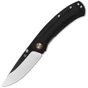 QSP 109B Copperhead Linerlock Knife Black Handles