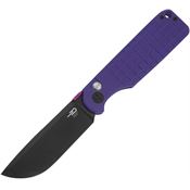 Bestech G55D Glok Button Lock Knife Purple Handles