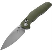 Bestech MK02E Ronan B-Lock Stonewash Knife OD Green Handles