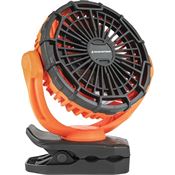 BlackFire BBM9112 Rechargeable Clamp Fan