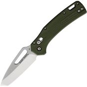 BlackFire OGK001GNB Pivot Lock Satin Folding Knife Green Handles