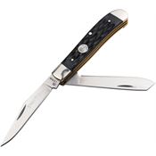 Boker 110849 Mini Trapper Knife Jig Black Bone Handles