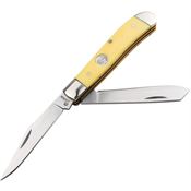 Boker 110850 Mini Trapper Knife Yellow Delrin Handles