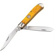 Boker 110851 Mini Trapper Knife Smooth Yellow Handles