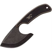 Browning 0323B Cutoff Skinner Fixed Blade Knife Brown Handles