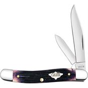Case XX 09714 Medium Pen Clip & Pen Blade Knife Purple Handles