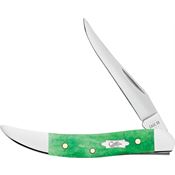Case XX 19941 Toothpick Folding Knife Emerald Green Handles