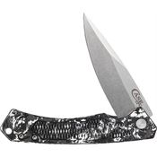 Case XX 25894 Marilla Framelock Knife Black and White Handles