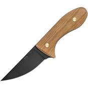 Case XX 35102 Sasquatch Skinner Black Fixed Blade Knife Natural Handles