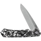 Case XX 64802 Kinzua Framelock Knife Black and White Handles