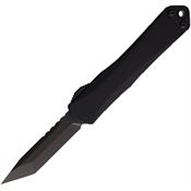 Heretic 0236AT Auto Manticore S OTF Black Knife Black Handles