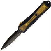 Heretic 0286AU Auto Manticore E OTF Ultem Black Knife Black Handles