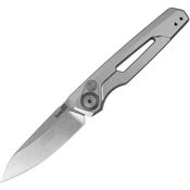 Kershaw 7550RAW Auto Launch 11 Button Lock Stonewash Knife Aluminum Handles