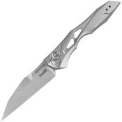 Kershaw 7650RAW Auto Launch 13 Button Lock Stonewash Knife Aluminum Handles