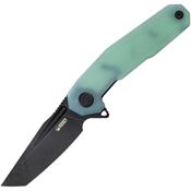 Kubey 237F Carve Nest Knife Jade Handles