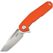 Kubey 237I Carve Nest Knife Orange Handles
