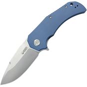 Kubey 319A Bravo 1 Knife Blue Handles