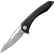 Kubey 345A Merced Knife Black Handles