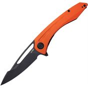 Kubey 345G Merced Knife Orange Handles