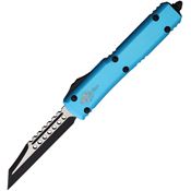Microtech 119W1TQS Auto Ultratech Warhound OTF Knife Turquoise Handles