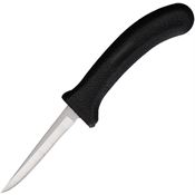 Ontario EG901SH Poultry Satin Fixed Blade Knife Black Plastic Handles