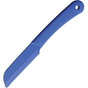 Ontario 3605 Utility Serrated Fixed Blade Knife Blue Handles