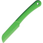 Ontario 3611 Utility Serrated Fixed Blade Knife Green Handles