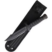 Ontario 8688SEC SP-24 USN-1 Survival Second Black Fixed Blade Knife Black Handles