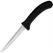 Ontario EG905SH Poultry Satin Fixed Blade Knife Black Handles