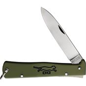 OTTER-Messer Mercator Folding Knife 1.4034 Steel Drop Blade Ruthenium  Handle - Pioneer Recycling Services