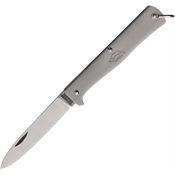 OTTER-Messer 10801RGR Small Mecator Stainless Knife Gray Handles