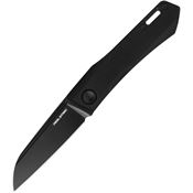 Real Steel 7064BB Solis Lite Slip Joint Black Folding Knife Black Handles
