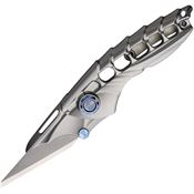 Rike ALIEN1P Alien1 Stonewash Knife Gray Handles