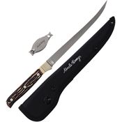 Schrade P1200425 UH Fillet/Clipper Fixed Blade Knife Combo Staglon Handles