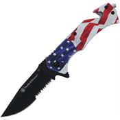 Smith & Wesson P1200646 Americas Heroes Knife Assisted Opening