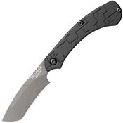 TOPS TRAZ07 Tac-Raze Folder Recurve Gray Knife Black Handles