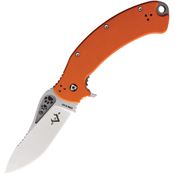 V NIVES V24TIGPOR ADAPPT Knife Orange Handles
