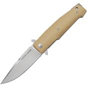 Viper 6000CN Keeper 2 ASLS Lock Stonewash Folding Knife Natural Handles