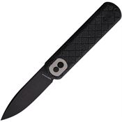 Vosteed CGS05 Corgi Treklock Black Folding Knife Black Handles