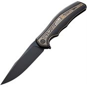 WE 220163 Zonda Framelock Knife Copper Foil Handles