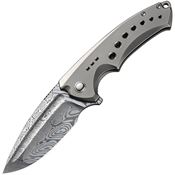 WE 22044DS1 Nexusia Damascus Knife Bead Blast Handles