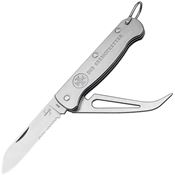 Boker Plus P01BO547 Seenotretter 01 Slip Joint Satin Folding Knife Satin Handles