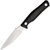 Casstrom 13520 Field Dresser Satin Fixed Blade Knife Black Handles