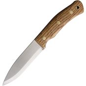 Casstrom 14101 No. 10 Forest Satin Fixed Blade Knife Oak Handles